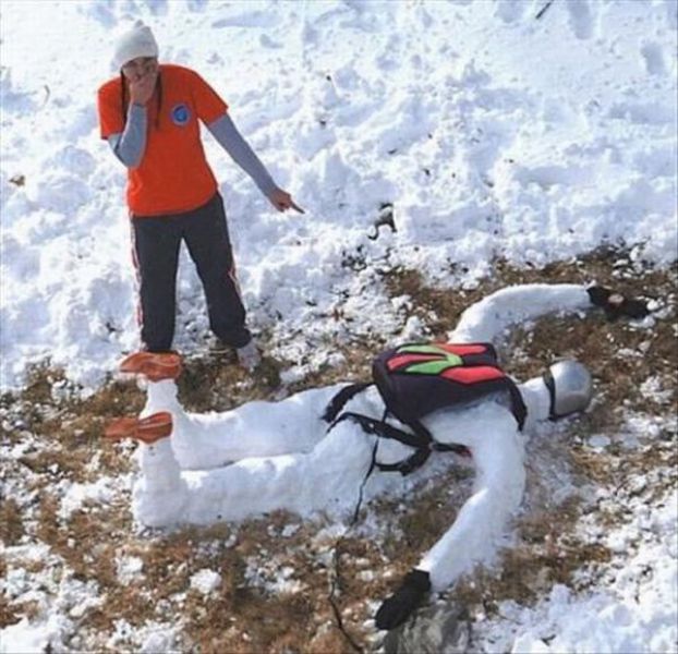 Etwas andere Schneemänner