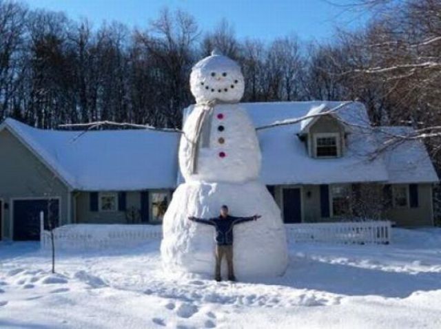 Etwas andere Schneemänner