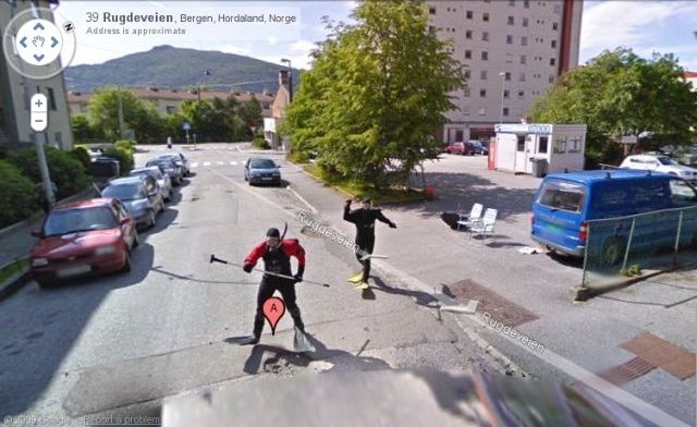 Taucher jagen Googles Street-View-Auto